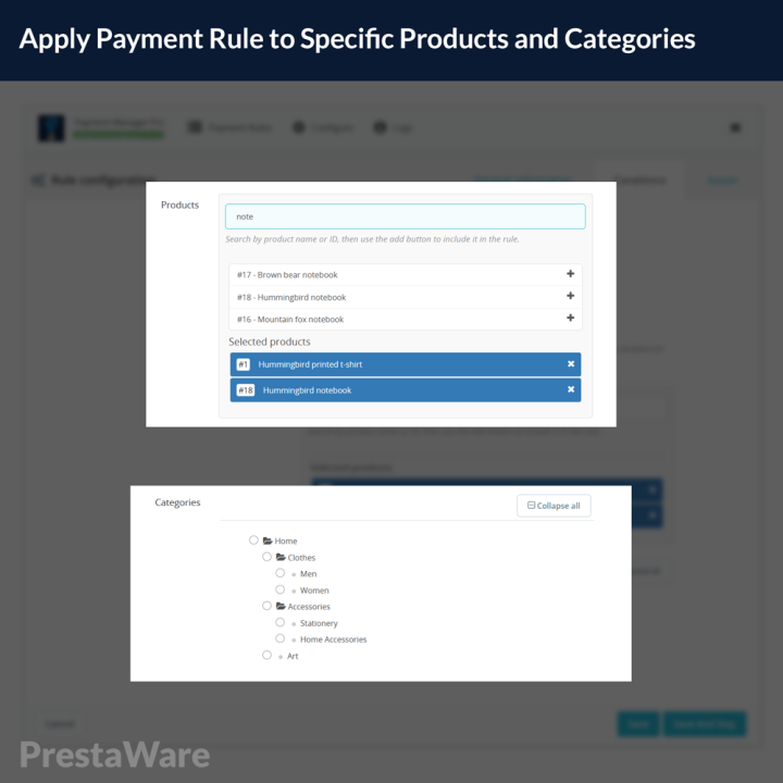 Restrict Payment Methods in PrestaShop – Payment Manager Pro