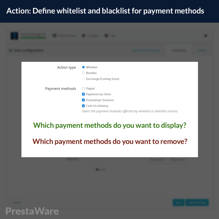 Restrict Payment Methods in PrestaShop – Payment Manager Pro